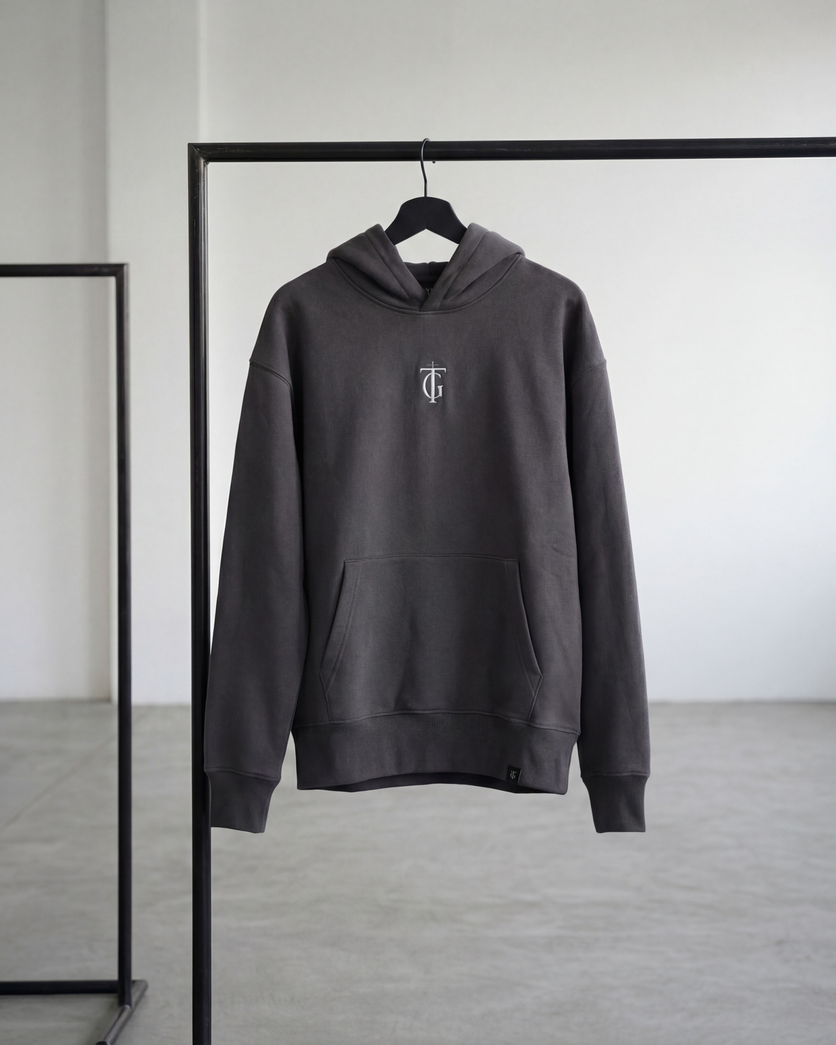 Crest Embroidered Hoodie