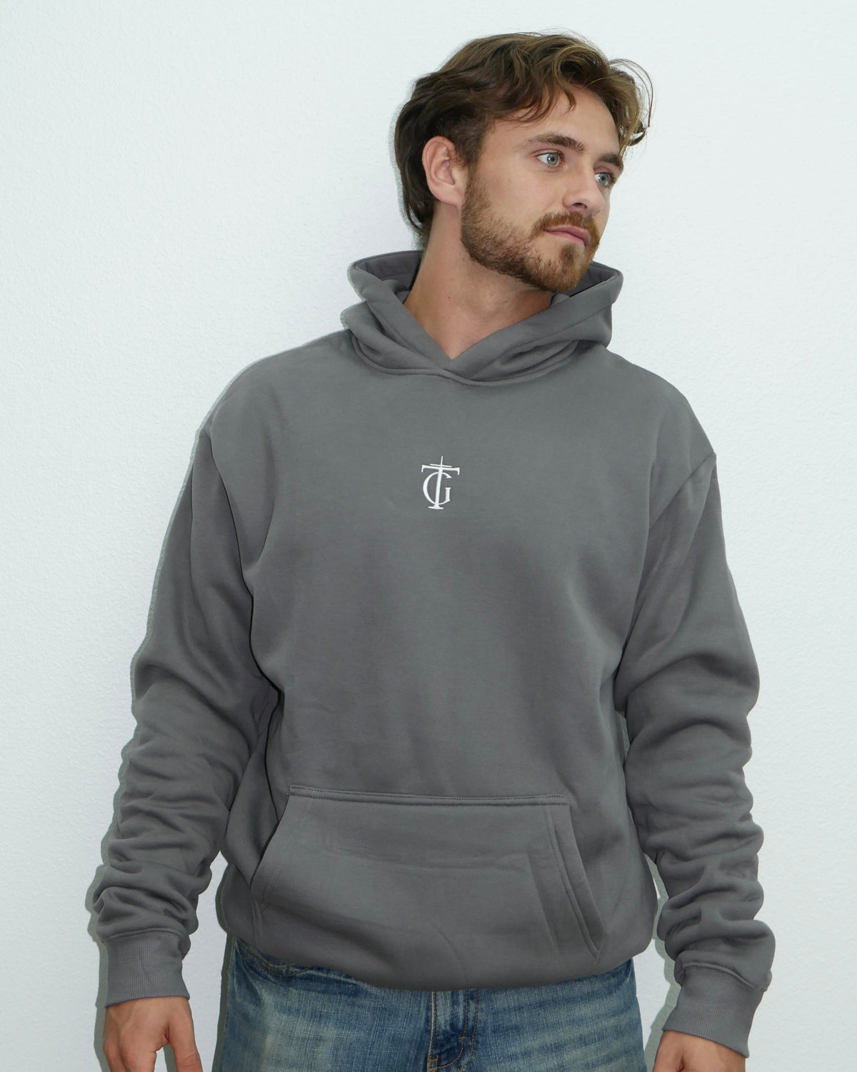 Crest Embroidered Hoodie